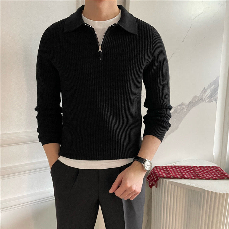 THE TOMMASO ZIP SWEATER