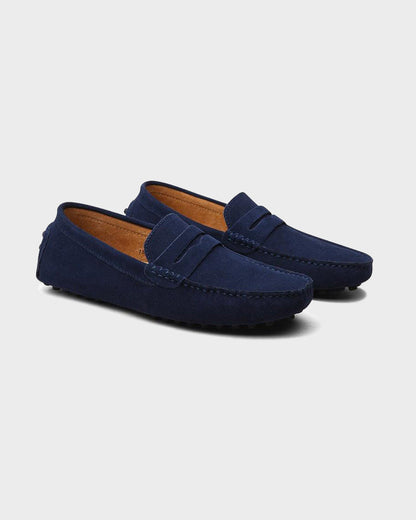 THE ENZO SUEDE LOAFERS