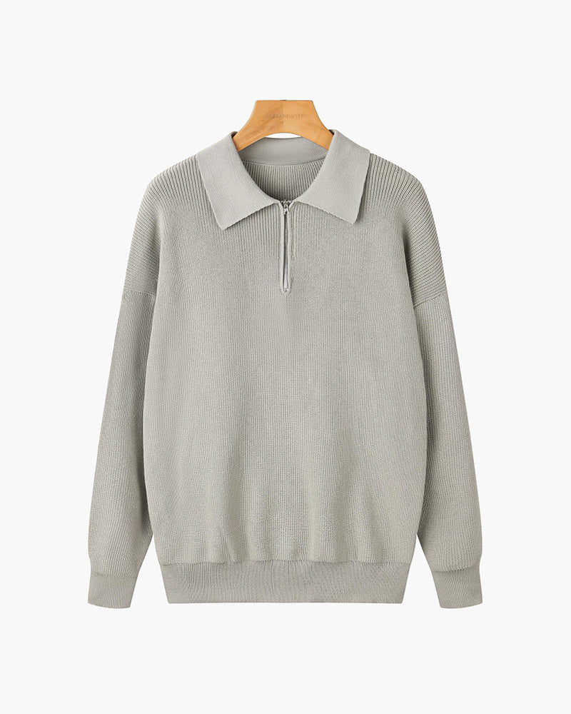 THE FABIO ZIP SWEATER