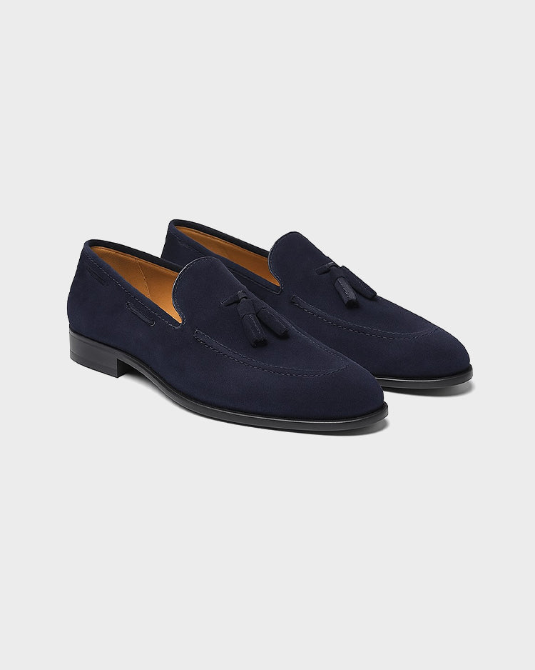THE COMO SUEDE TASSEL LOAFERS