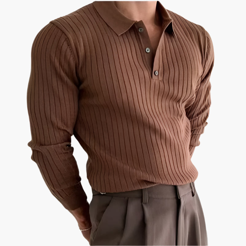 THE SAVINO KNIT POLO SHIRT