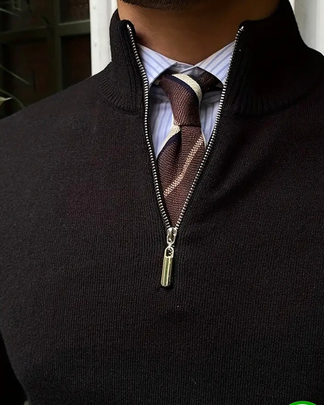 THE DOMENICO QUARTER-ZIP SWEATER