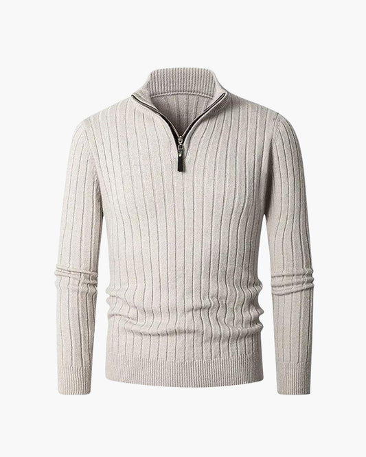 THE PIERO HALF-ZIP SWEATER