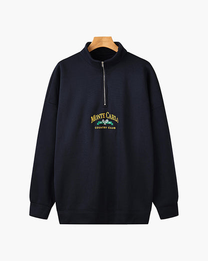 THE MAURO QUARTER-ZIP SWEATER