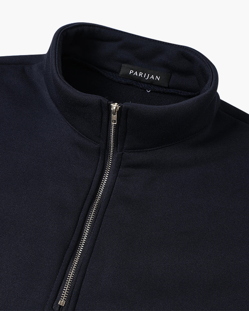 THE MAURO QUARTER-ZIP SWEATER