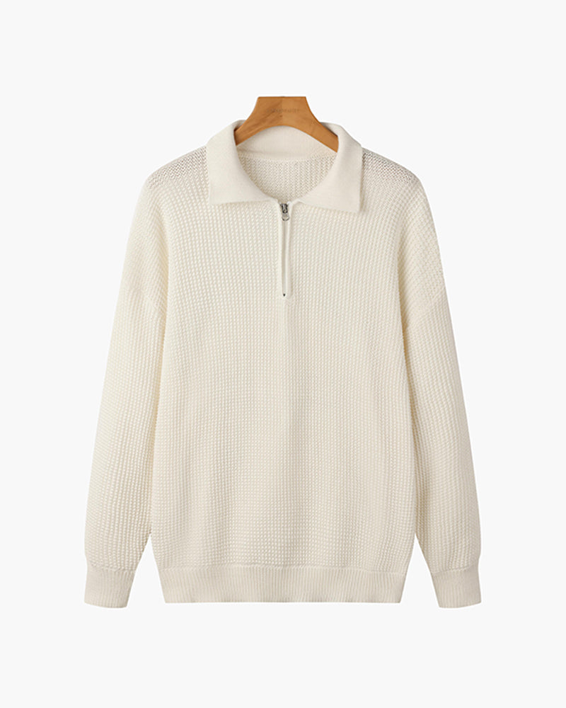 THE TOMMASO ZIP SWEATER