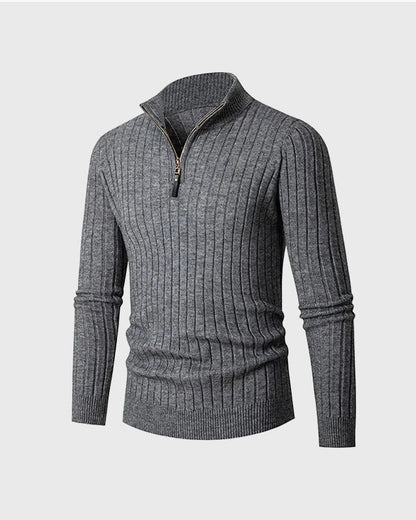 THE PIERO HALF-ZIP SWEATER