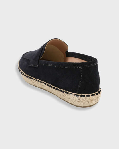 THE LEO SUEDE ESPADRILLE LOAFERS