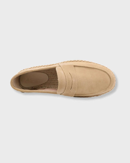 THE LEO SUEDE ESPADRILLE LOAFERS